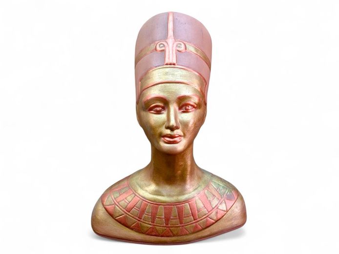 Egyptian Queen Nefertiti Ceramic Bust