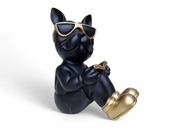French Bulldog Butler Decorative Figurine