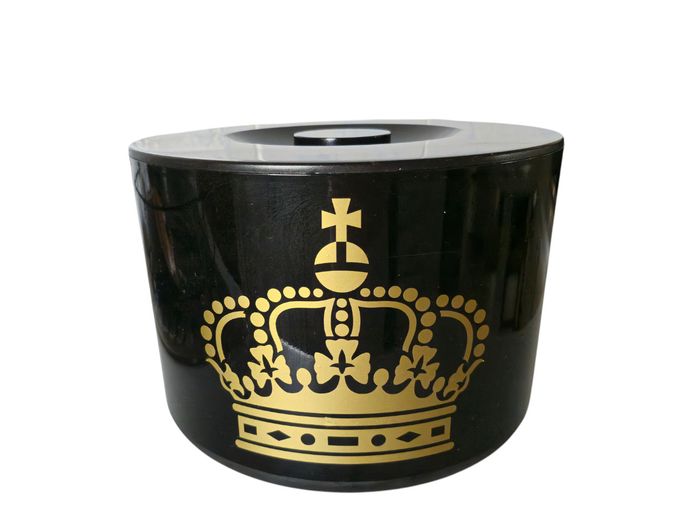 Moët & Chandon Style Crown Motif Champagne & Ice Bucket with Lid