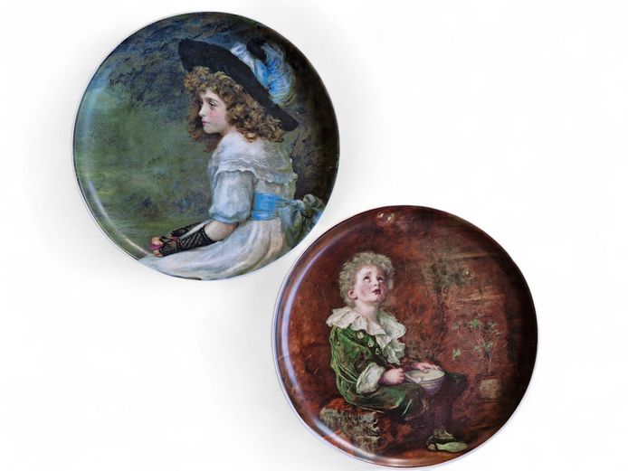 Vintage Pear's Series Bell Ware Decorative Wall Plates