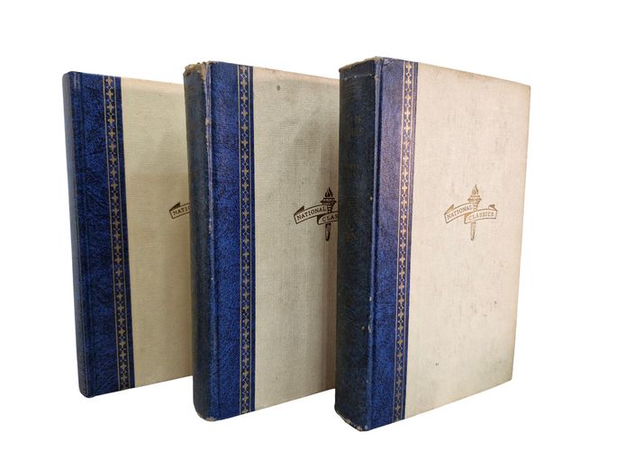 National Classics Art Type Edition Three Volume Set