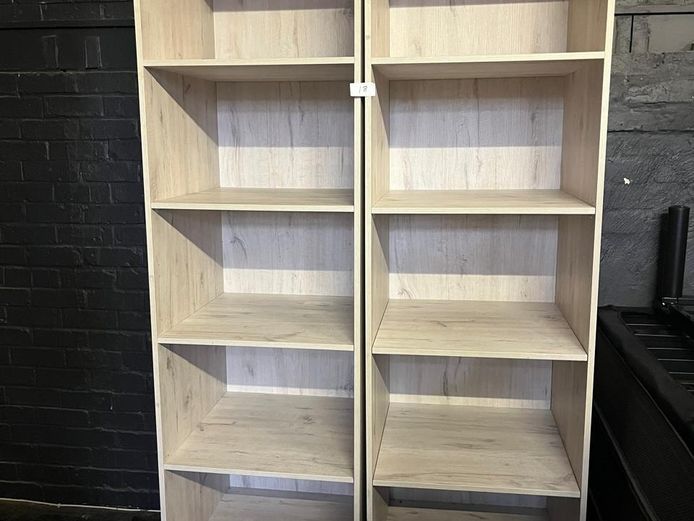 2 x Wooden shelves
