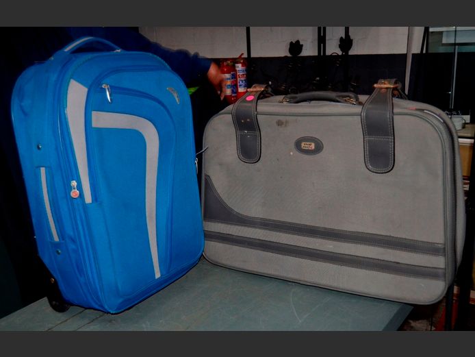 BLUE SUITCASE & ANOTHER