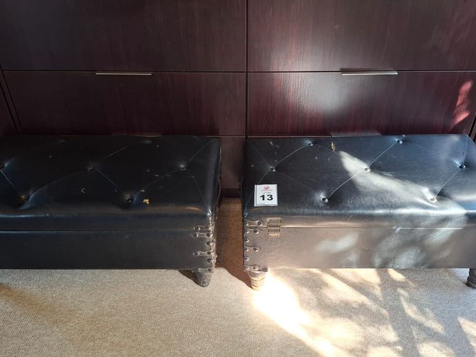 2 x Ottomans