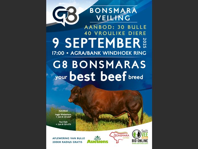 G8 BONSMARA VEILING