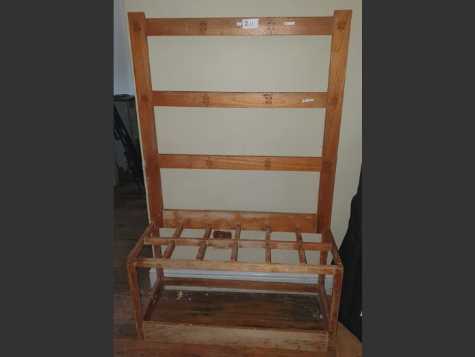 OAK UMBRELLA STAND [Needs re-varnishing]