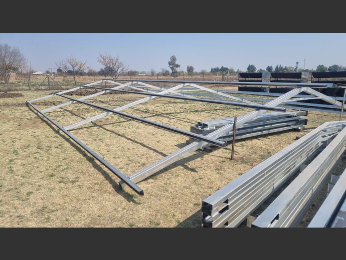 9mx13.5m steel structure with no zinc height 3m
