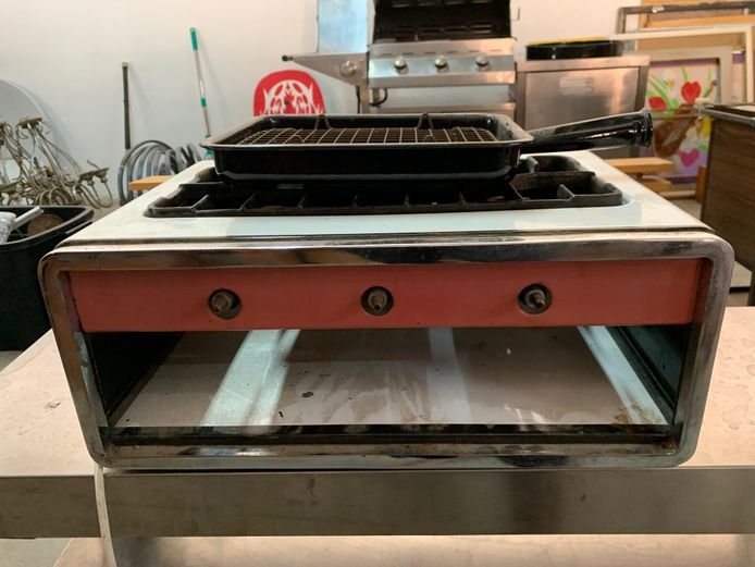 Vintage Portable Table Top gas Stove 