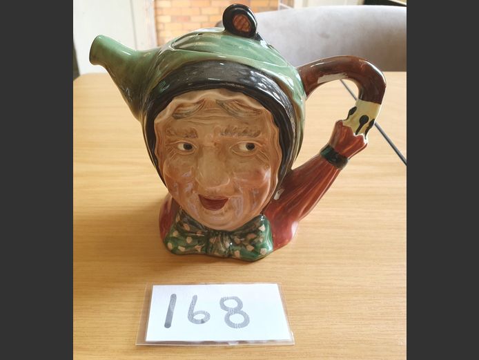 BESWICK WARE CARACTER TEAPOT WITH LID, 15cm High