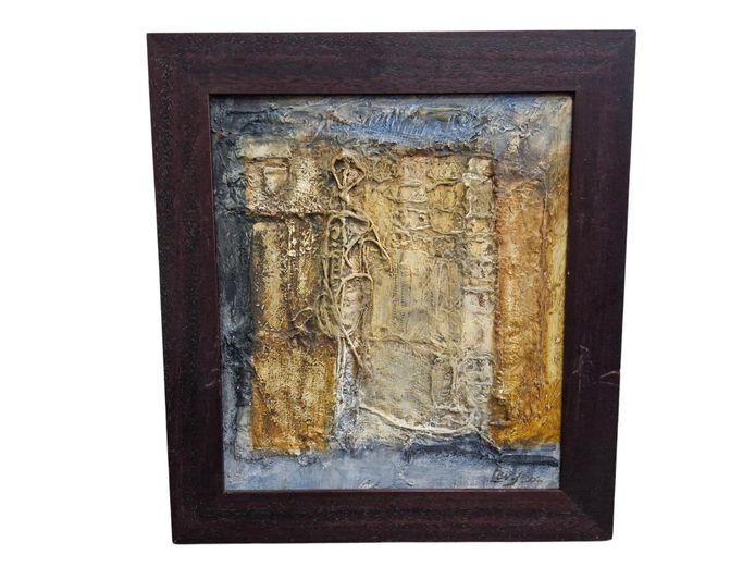 Contemporary Mixed Media Abstract Painting by Levy (2003)