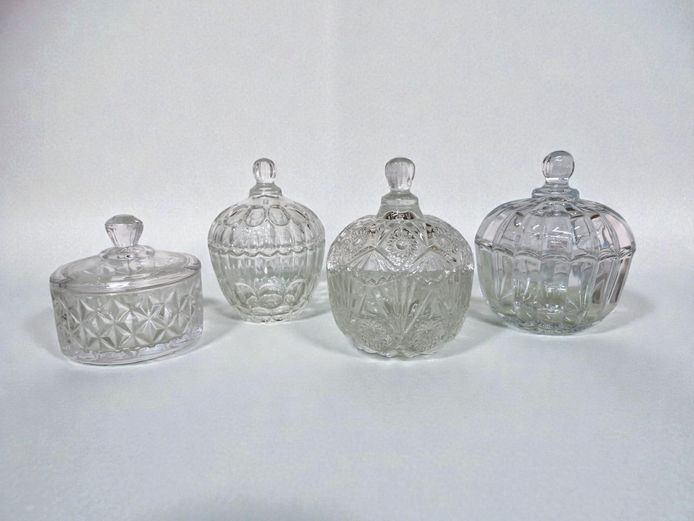 Collection of Vintage Style Glass Jars