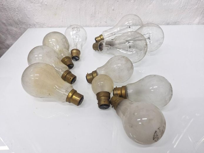 Vintage Incandescent Clip-In Light Bulbs – Collection of 10