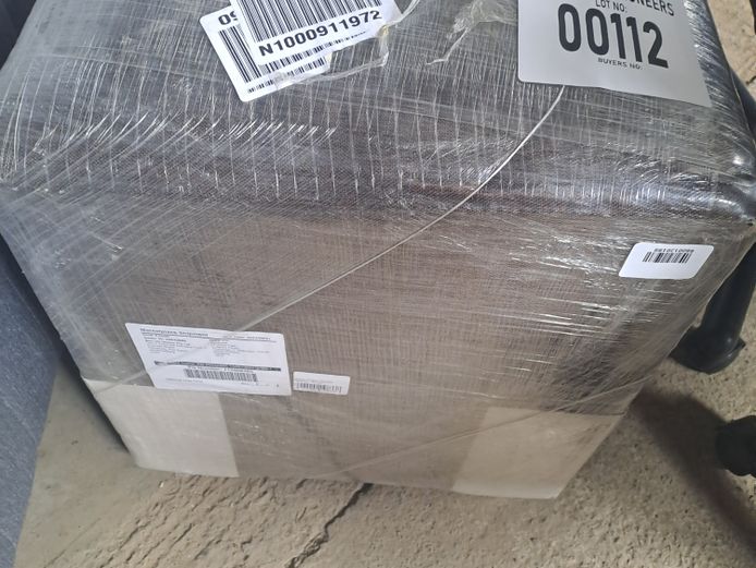 CLASSIC FABRIC SQUARE OTTOMAN BROWN