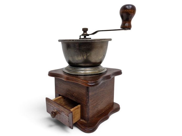 Vintage Manual Wooden Coffee Grinder