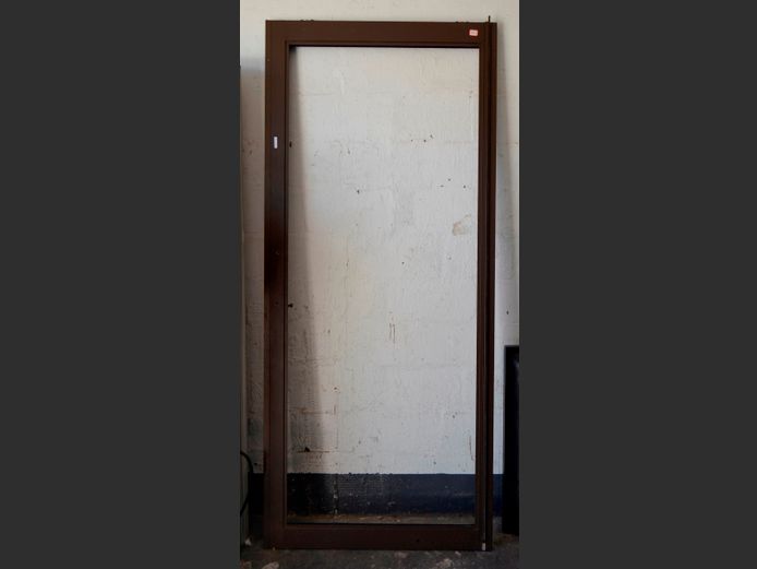 ALUMINIUM DOOR FRAME, 202 x 96cm [No glass]