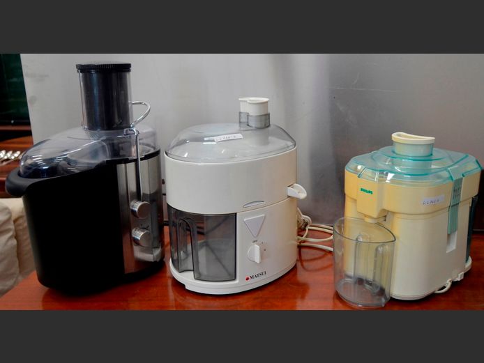 LOT OF 3 JUICERS: MELLERWARE, PHILIPS & MATSUI [Untested]