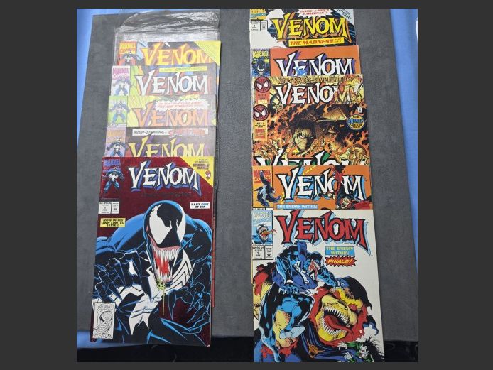 THE MADNESS MARVEL VENOM COMIC PART 1,2 & 3 "FIRST ISSUE" & LETHAL PROTECTOR MARVEL VENOM COMIC - PACK OF 5