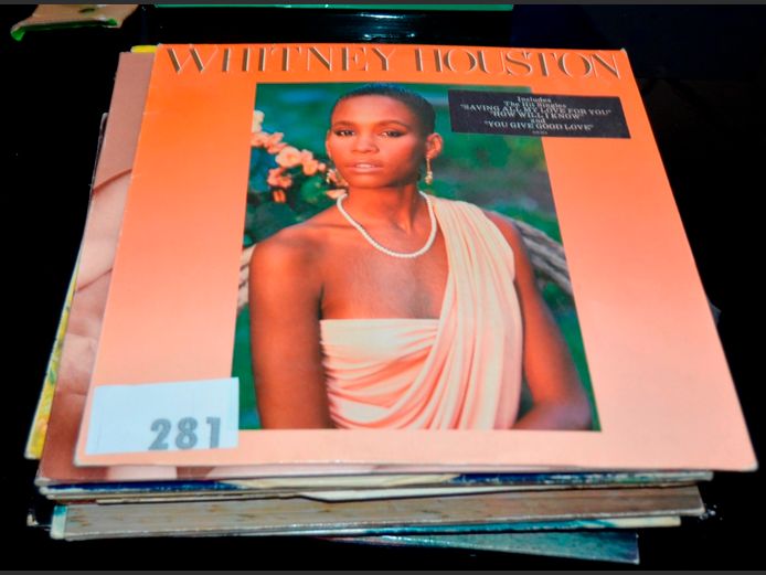 COLLECTION LP RECORDS: THE POLICE, DIANA ROSS, WHITNEY HOUSTON
