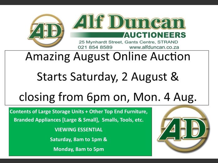 Amazing August Online Auction