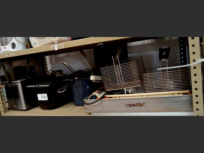 IMPULSE SEALER, CHIP FRYING BASKETS, CHOPPING BOARD, etc [Faulty]