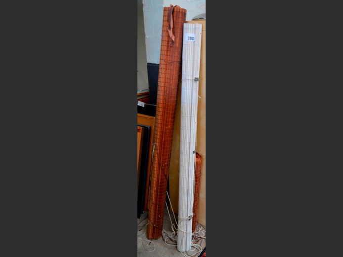 LOT OF 3: BAMBOO BLINDS