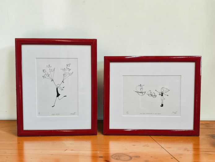 Signed Limited-Edition Whimsical Prints by Guun (2009)