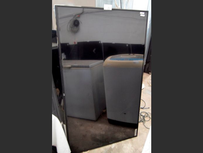 JVC 65" L.E.D. TV [Switches on, untested further, screen cracked] ### LICENCE PLEASE ###