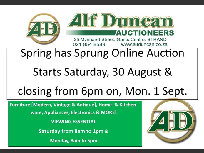Spring Has Sprung Timed Online Auction