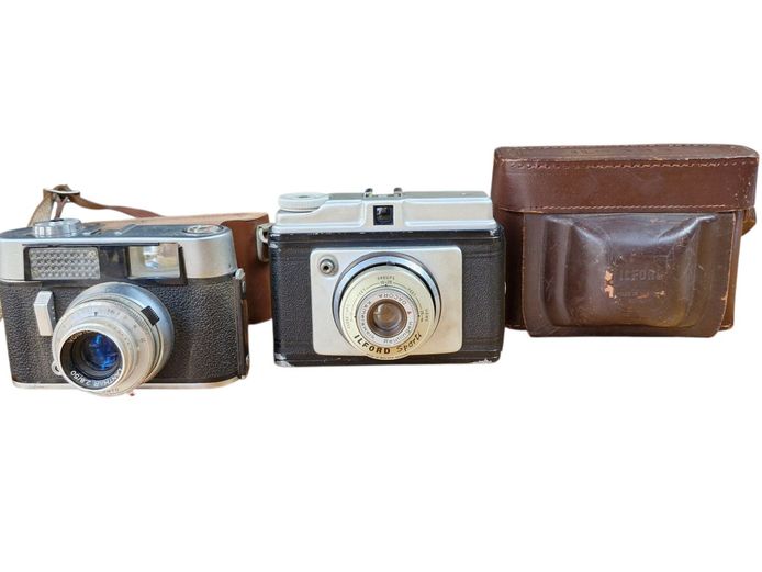 1959 Ilford Sporti & Voigtländer Vito Cameras Western Germany