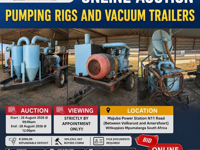 🚨𝐓𝐈𝐌𝐄𝐃 𝐎𝐍𝐋𝐈𝐍𝐄 𝐈𝐍𝐃𝐔𝐒𝐓𝐑𝐈𝐀𝐋 𝐕𝐀𝐂𝐔𝐔𝐌 𝐄𝐐𝐔𝐈𝐏𝐌𝐄𝐍𝐓 & 𝐏𝐔𝐌𝐏 𝐀𝐔𝐂𝐓𝐈𝐎𝐍🚨