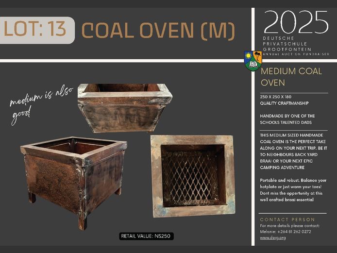 MEDIUM COAL
OVEN