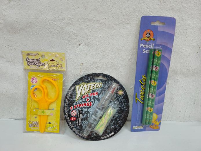 Assorted Kids' Stationery & Yo-Yo Maintenance Kit