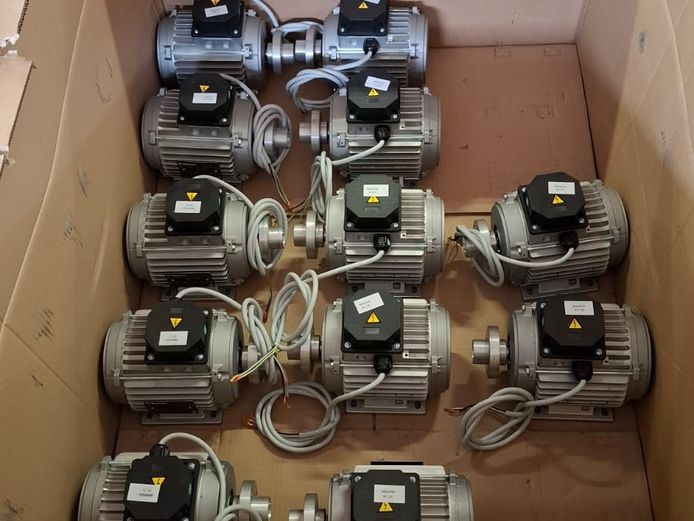 Electric motors: 0.5 HP x 12