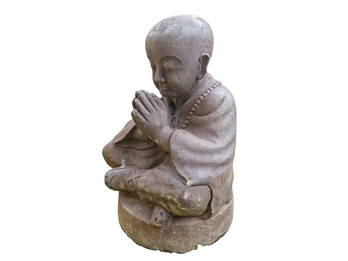 Tibetan Monk Concrete Garden Statue