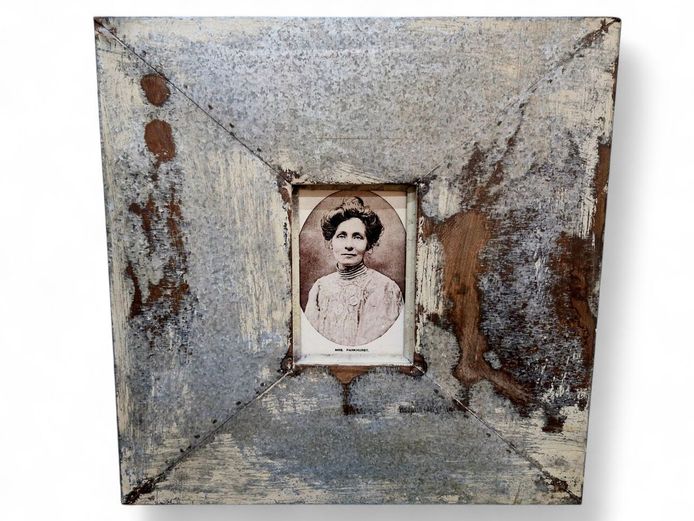Aged Galvanised Metal Genre Photo & Frame