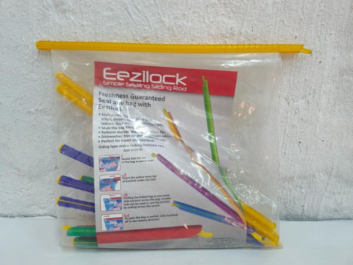 Eezilock Simple Sealing Sliding Rods - Assorted Multi-Color Pack