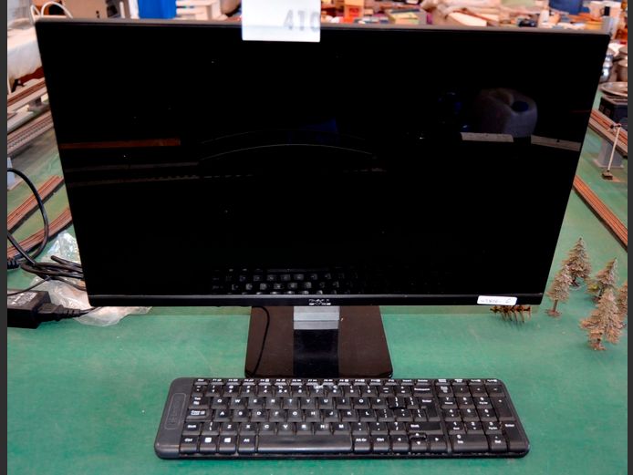 DELL 23" FRAMELESS MONITOR & A WIRELESS KEYBOARD [Working]