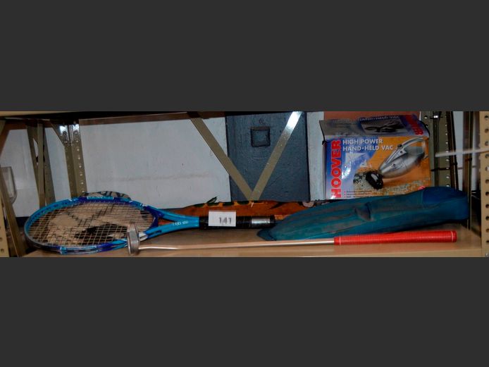 HOOVER HANDHELD VACUUM CLEANER, TENNIS RACQUET, GOLF CLUB, etc [Untested]