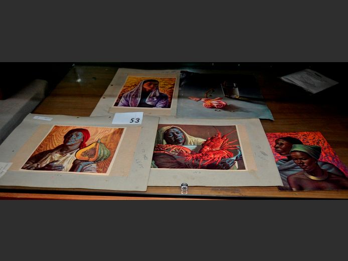 SET OF 4 PRINTS BY TRETCHIKOFF & ANOTHER