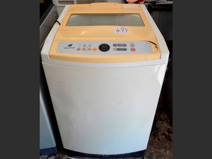 SAMSUNG DIAMOND DRUM 13kg TOP LOADING WASHING MACHINE [Door error, damaged] [#: 416611789]