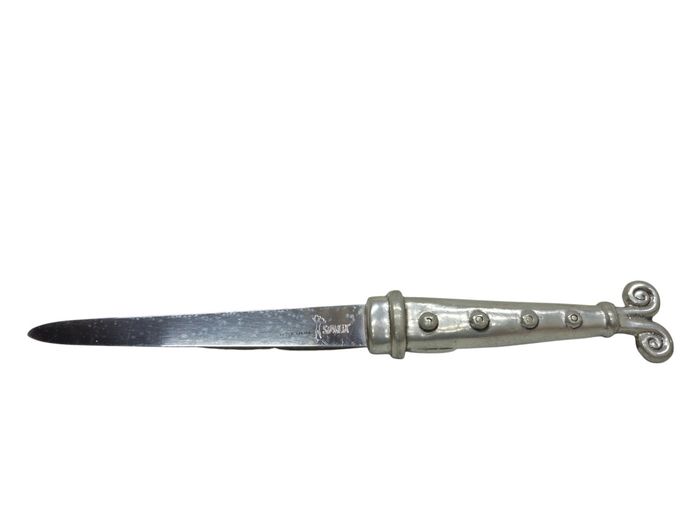 Carrol Boyes "Curly" Pewter & Stainless Steel Letter Opener