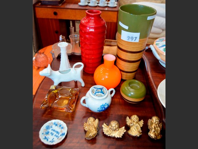 VASES, CANDLE HOLDER, ORNAMENTS, etc