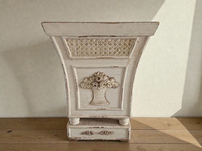 Vintage French-Style Distressed Planter Cachepot