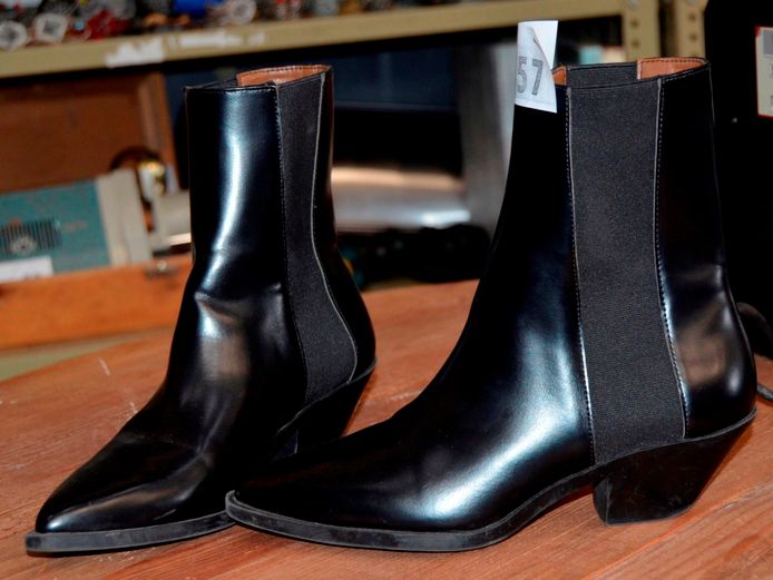 PAIR H & M BLACK BOOTS [Size 37]