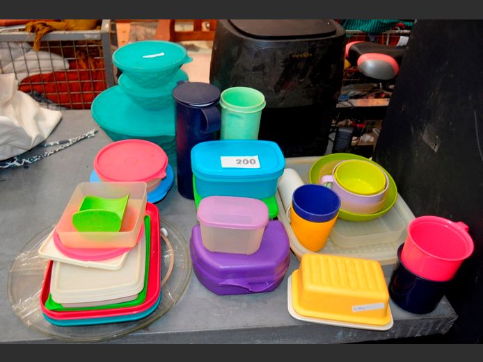 TUPPERWARE, INCOMPLETE AIR FRYER, etc