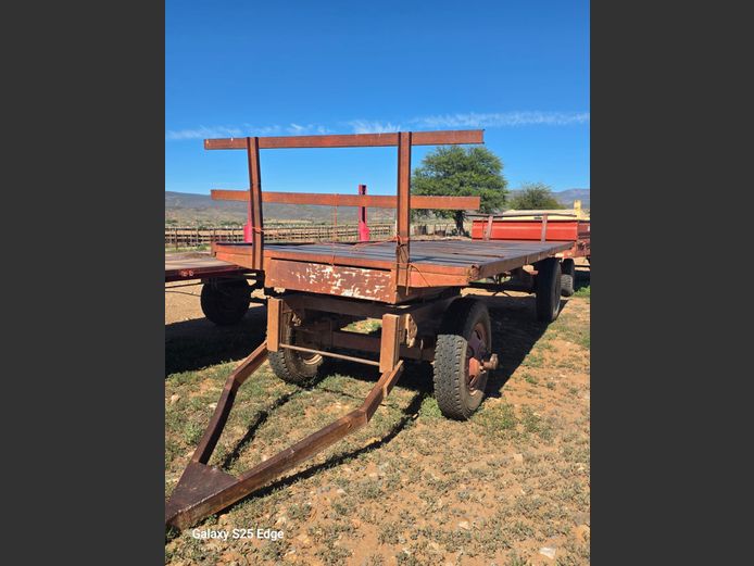 Platbak sleepwa (4 wiel, Basie Claasen)