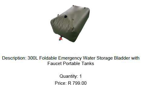 GOLD PALLET OF BRAND NEW STOCK TOTAL RETAIL VALUE: R 21,969.00
