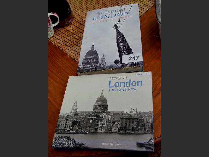 BATSFORD'S "LONDON THEN & NOW" & BUILDING LONDON "THE MAKING OF A METROPOLIS"