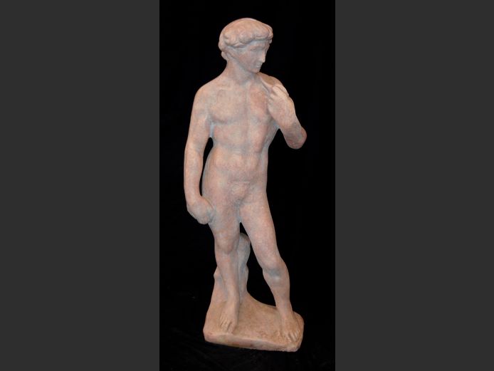 CONCRETE STATUE OF DAVID, 114cm High