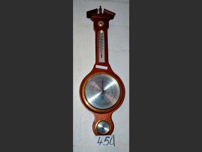 IMBUIA BAROMETER, 55cm Long